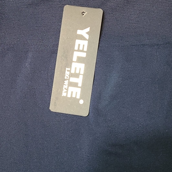 Yelete Leg wear Dark Navy Leggings Plus size - Picture 3 of 6